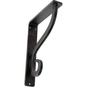 imageEkena Millwork BKTM01X10X12SAS 1 12Inch W x 10Inch D x 12Inch H Ashford Single Wrought Iron BracketAntiqued Silver