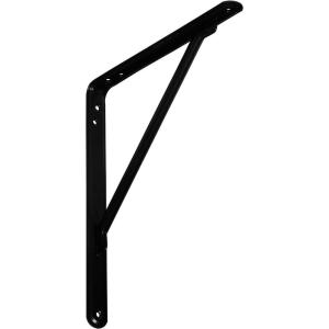 imageEkena Millwork BKTM01X10X12TRBL EnduraBrace Heavy Duty Traditional Steel Support Bracket 1 18W x 10D x 12H Matte Black