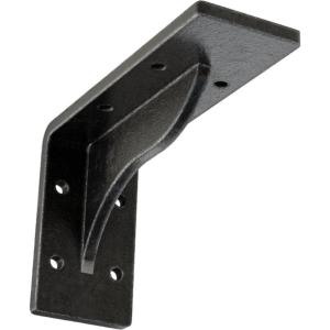 imageEkena Millwork BKTM02X18X06EBHWH Steel Bracket Embrey 2W x 18D x 6 12H Hammered WhiteAntiqued Pewter