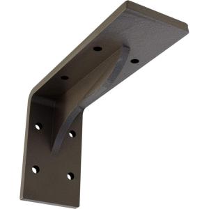 imageEkena Millwork BKTM02X18X06EBHWH Steel Bracket Embrey 2W x 18D x 6 12H Hammered WhiteHammered Dark Bronze