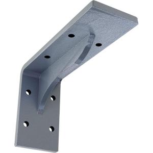 imageEkena Millwork BKTM02X18X06EBHWH Steel Bracket Embrey 2W x 18D x 6 12H Hammered WhiteHammered Light Blue