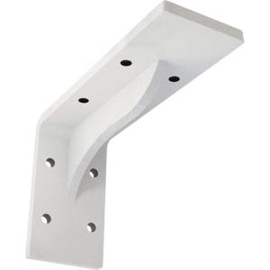 imageEkena Millwork BKTM02X18X06EBHWH Steel Bracket Embrey 2W x 18D x 6 12H Hammered WhiteHammered White