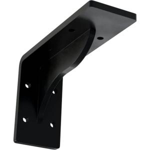 imageEkena Millwork BKTM02X18X06EBHWH Steel Bracket Embrey 2W x 18D x 6 12H Hammered WhitePowder Coated Black