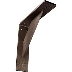 imageEkena Millwork BKTM02X20X20TRSS 2Inch W x 20Inch D x 20Inch H Traditional Bracket Stainless SteelHammered Dark Bronze