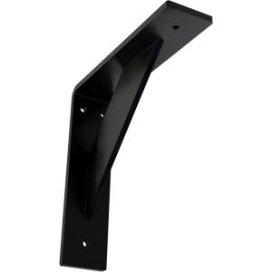 imageEkena Millwork BKTM02X20X20TRSS 2Inch W x 20Inch D x 20Inch H Traditional Bracket Stainless SteelPowder Coated Black