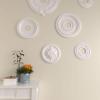 image11 38OD x 2P Acanthus Ceiling MedallionFactory Primed