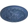 image11 38OD x 2P Acanthus Ceiling MedallionHandPainted Americana