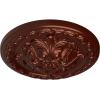 image11 38OD x 2P Acanthus Ceiling MedallionHandPainted Antique Copper
