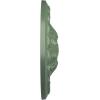image11 38OD x 2P Acanthus Ceiling MedallionHandPainted Athenian Green