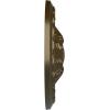 image11 38OD x 2P Acanthus Ceiling MedallionHandPainted Brass