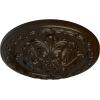image11 38OD x 2P Acanthus Ceiling MedallionHandPainted Bronze
