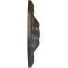 image11 38OD x 2P Acanthus Ceiling MedallionHandPainted Bronze Blue Patina