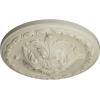 image11 38OD x 2P Acanthus Ceiling MedallionHandPainted Clear Yellow