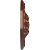 image11 38OD x 2P Acanthus Ceiling MedallionHandPainted Copper Penny