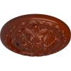 image11 38OD x 2P Acanthus Ceiling MedallionHandPainted Firebrick