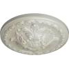 image11 38OD x 2P Acanthus Ceiling MedallionHandPainted Flash Blue