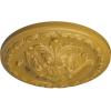 image11 38OD x 2P Acanthus Ceiling MedallionHandPainted Iridescent Gold