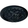 image11 38OD x 2P Acanthus Ceiling MedallionHandPainted Night Shade