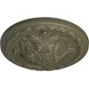 image11 38OD x 2P Acanthus Ceiling MedallionHandPainted Painted Turtle