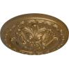 image11 38OD x 2P Acanthus Ceiling MedallionHandPainted Pale Gold