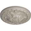 image11 38OD x 2P Acanthus Ceiling MedallionHandPainted Pearl White