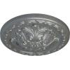 image11 38OD x 2P Acanthus Ceiling MedallionHandPainted Platinum