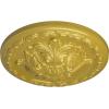 image11 38OD x 2P Acanthus Ceiling MedallionHandPainted Rich Gold