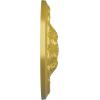 image11 38OD x 2P Acanthus Ceiling MedallionHandPainted Rich Gold
