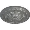 image11 38OD x 2P Acanthus Ceiling MedallionHandPainted Silver