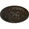 image11 38OD x 2P Acanthus Ceiling MedallionHandPainted Stone Hearth