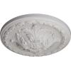 image11 38OD x 2P Acanthus Ceiling MedallionHandPainted Ultra Pure White