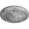 image11 38OD x 2P Acanthus Ceiling MedallionHandPainted Ultra Pure White Crackle