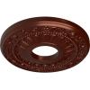 image12 18OD x 3 58ID x 78P Nadia Ceiling Medallion Fits Canopies up to 4 78Antique Copper Metallic Series