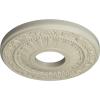 image12 18OD x 3 58ID x 78P Nadia Ceiling Medallion Fits Canopies up to 4 78Clear Yellow Flat Finish