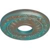image12 18OD x 3 58ID x 78P Nadia Ceiling Medallion Fits Canopies up to 4 78Copper Green Patina Metallic Series