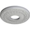 image12 18OD x 3 58ID x 78P Nadia Ceiling Medallion Fits Canopies up to 4 78Frost Flat Finish