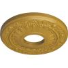 image12 18OD x 3 58ID x 78P Nadia Ceiling Medallion Fits Canopies up to 4 78Iridescent Gold Metallic Series