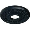 image12 18OD x 3 58ID x 78P Nadia Ceiling Medallion Fits Canopies up to 4 78Night Shade Flat Finish