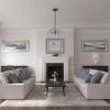image12 18OD x 3 58ID x 78P Nadia Ceiling Medallion Fits Canopies up to 4 78Painted Turtle Flat Finish