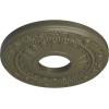 image12 18OD x 3 58ID x 78P Nadia Ceiling Medallion Fits Canopies up to 4 78Painted Turtle Flat Finish