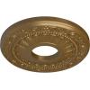 image12 18OD x 3 58ID x 78P Nadia Ceiling Medallion Fits Canopies up to 4 78Pale Gold Metallic Series