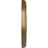 image12 18OD x 3 58ID x 78P Nadia Ceiling Medallion Fits Canopies up to 4 78Pale Gold Metallic Series