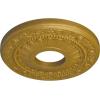 image12 18OD x 3 58ID x 78P Nadia Ceiling Medallion Fits Canopies up to 4 78Pharaohs Gold Metallic Series