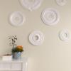 image12 18OD x 3 58ID x 78P Nadia Ceiling Medallion Fits Canopies up to 4 78Primed