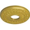 image12 18OD x 3 58ID x 78P Nadia Ceiling Medallion Fits Canopies up to 4 78Rich Gold Metallic Series