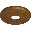 image12 18OD x 3 58ID x 78P Nadia Ceiling Medallion Fits Canopies up to 4 78Smokey Topaz Flat Finish