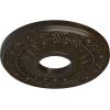 image12 18OD x 3 58ID x 78P Nadia Ceiling Medallion Fits Canopies up to 4 78Stone Hearth Crackle Flat Finish