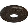 image12 18OD x 3 58ID x 78P Nadia Ceiling Medallion Fits Canopies up to 4 78Stone Hearth Flat Finish