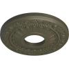 image12 18OD x 3 58ID x 78P Nadia Ceiling Medallion Fits Canopies up to 4 78Witch Hazel Flat Finish