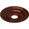 image15 34OD x 3 14ID x 1P Galway Ceiling Medallion Fits Canopies up to 3 14Antique Copper Metallic Series